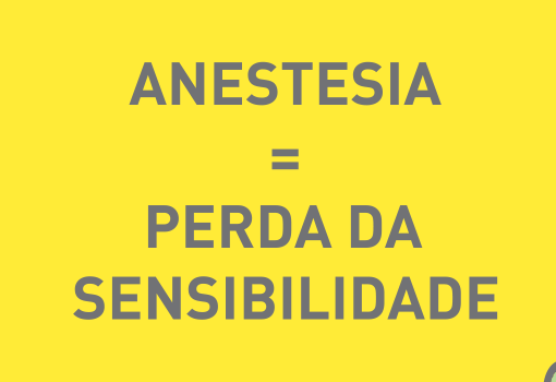 Anestesia, perda de sensibilidade