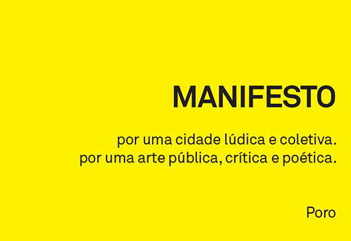 Manifesto - Poro