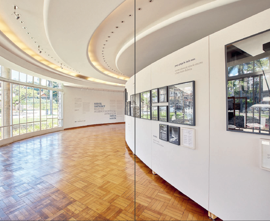 Vista da exposição “Marcel Gautherot – registros modernos da invenção da Pampulha: depois e além"